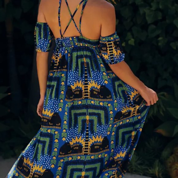 João Incerti for Anthropologie Strappy Bandeau Dress - Picture 2 of 4